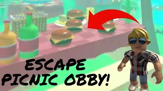 Escape Picnic Obby Wolfgaming Roblox Gameplay Walkthrough [upl. by Erline]