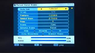 türksat 4a uydu ekleme 2020 Basit uydularda kanal arama [upl. by Trix]