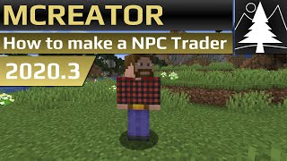 MCreator Tutorial How to make NPC Trades  20203 [upl. by Nennahs]