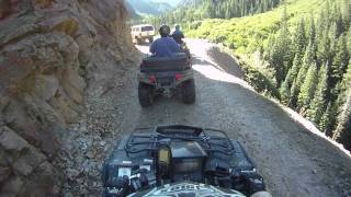 Ouray Colorado ATV Trail Rides July 2011  Part 14  Mineral Creek Access To Alpine Loop amp Lake City [upl. by Xyla]