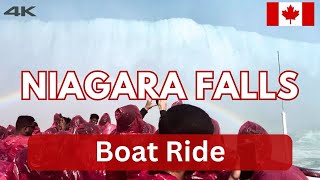 Niagara Falls Boat Ride  A mesmerizing experience [upl. by Rovaert]