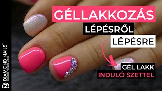 Géllakkozás lépésről lépésre  Gél lakk induló szettel [upl. by Asiat]