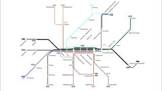 2 Stammstrecke München Geplantes Liniennetz für den Startbetrieb [upl. by Zoarah]