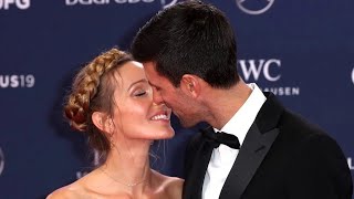 Swooning over Novak Djokovic handsome looks Jelena Drops Teasing comment as husband takes Riyad [upl. by Eicaj]