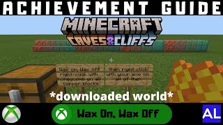 Minecraft  Achievement Guide  Wax On Wax Off [upl. by Fiske]