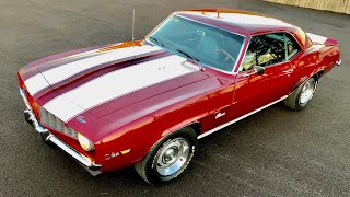 Test Drive 1969 Chevrolet Camaro Z28 DZ302 4 Speed Fully Restored SOLD 69900 Maple Motors 53C [upl. by Faria]