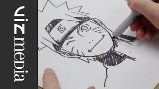 NARUTO Masashi Kishimoto OFFICIAL Creator Sketch Video by SHONEN JUMP Alpha [upl. by Refannej]