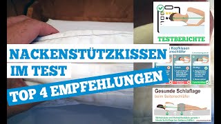 Nackenstützkissen Test  Top 4 Empfehlungen der besten Nackenkissen [upl. by Naihtsirc]