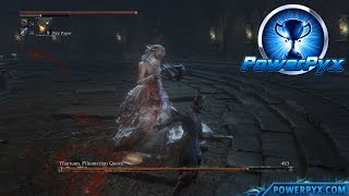 Bloodborne  Yharnam Pthumerian Queen Boss Fight Ihyll Chalice Dungeon [upl. by Adnahsed]