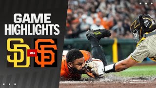 Padres vs Giants Game Highlights 91424  MLB Highlights [upl. by Lionel]