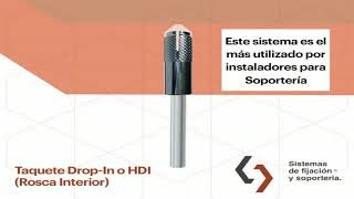 Taquete de rosca interior HDI Dropin SCI [upl. by Yv]