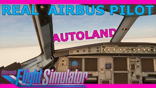 A320 NEO Autolands with a Real Airbus Pilot in Microsoft Flight Simulator [upl. by Cerracchio962]