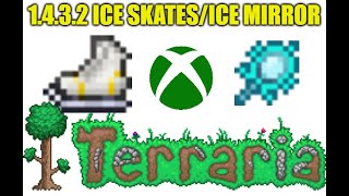 Terraria XBox 1432 Ice Skates Seed  How To Find The Ice Skates AND Ice Mirror [upl. by Ihpen159]