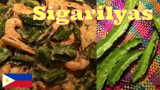 Philippine Cooking Ginataang Sigarilyas In Hiligaynon and English [upl. by Shayla]