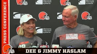 Dee and Jimmy Haslam Were most excited for our fans  Cleveland Browns [upl. by Kathlene784]