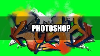 Graffiti Tutorial  How to paint in Photoshop [upl. by Eisnyl]