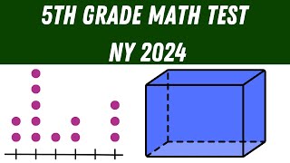 5th Grade Math Test  NY 2024 [upl. by Harolda]