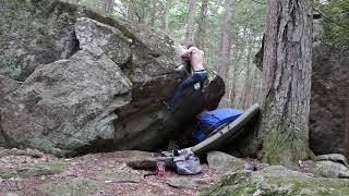 Zap V3  Pawtuckaway Bouldering [upl. by Laughry]