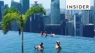 Worlds Largest and Highest Infinity Pool [upl. by Ingelbert]