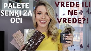 Kolekcija i recenzija paleta senki  vrede li [upl. by Conrad892]