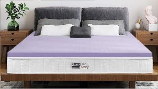 BedStory 2 Inch Memory Foam Mattress Topper Review  Best Mattress 2020 Review [upl. by Fatsug344]