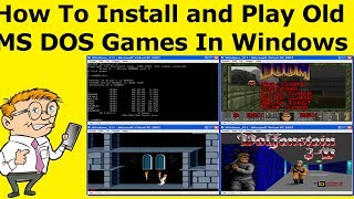 How To Install and Play Old MS DOS Games In Windows [upl. by Atauqal]