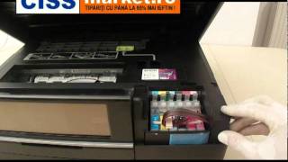 CISSmarket  Ghid de instalare CISS pt Epson Stylus Photo PX810 [upl. by Mokas610]