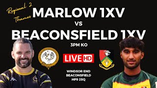 Beaconsfield 1XV vs Marlow 1XV  Saturday 21st September 2024  KO 3pm [upl. by Aidnyl]