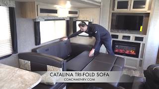 Coachmen Catalina HowTo Guide TriFold Sofa [upl. by Yeldar]