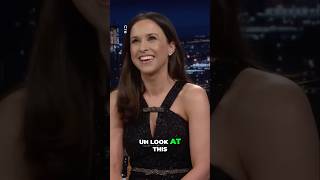 Lacey Chabert with Jimmy Fallon shorts [upl. by Notsreik]