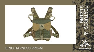 FHF Gear Bino Harness Features And Sizing [upl. by Irotal244]