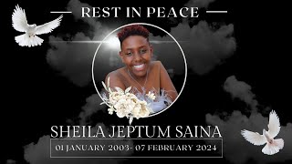 SHEILA CHEPTUM SAINA MEMORIAL SERVICE [upl. by Affer]