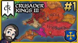 Crusader Kings 3 Gameplay 🔴 Part 1 ► House Wessex [upl. by Al]