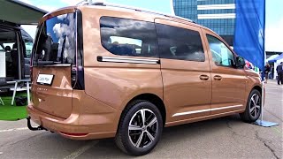 2022 VW Caddy Style Maxi 7Seater TDI  Interior Exterior Walkaround  Camping Expo Sofia [upl. by Ollehto]