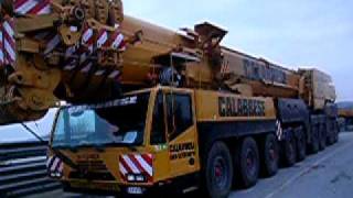 CALABRESE AUTOGRU TEREX DEMAG AC800 CANTIERE ASTI CUNEO [upl. by Irrahs312]