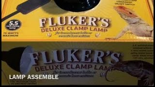 How to assemble a FLUKER’S lamp Flukerfarms [upl. by Feenah]