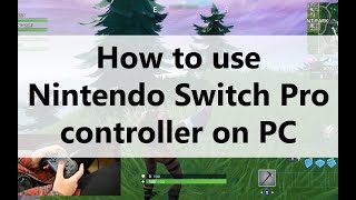 How to use Nintendo Switch Pro controller on PC [upl. by Nilats]