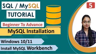 5  How to install MySQL 8030 Server and Workbench on Windows 10  Latest Version  Step by Step [upl. by Sudderth15]