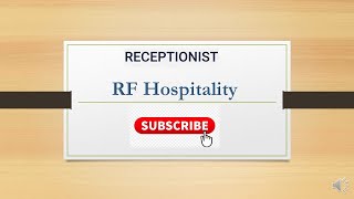 What is a Hotel Receptionist Main Duties and Skills [upl. by Ahsiekram]