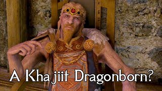 Jarl Balgruuf meets the Khajiit Dragonborn AI voice meme [upl. by Inalel458]