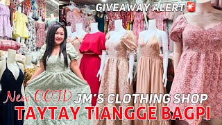 TAYTAY TIANGGE PLUS SIZE ARTISTA OOTD With GIVE AWAY From JM’s Clothing Shop  BAGPI PHASE 2 [upl. by Ardnik249]