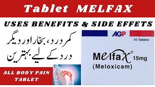 Tablet Melfax 15mg Uses Benefits Doses amp Side Effects in UrduHindi [upl. by Violet898]