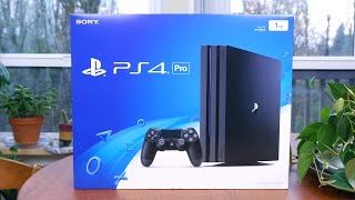 PlayStation 4 Pro Unboxing Setup and First Impressions [upl. by Eleira]