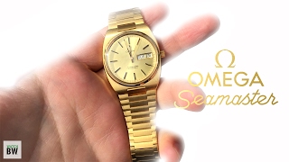 Vintage Omega Seamaster Review 1660216 1980s Gold [upl. by Sheena124]