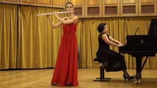 WA Mozart Andante In C K315 for flute and piano [upl. by Lorou]