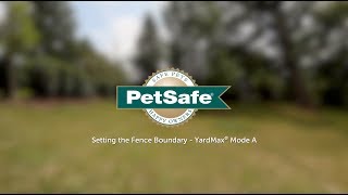 How to Set Mode A on the PetSafe® YardMax® Cordless InGround Fence System [upl. by Repsihw198]