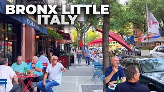 NYC Bronx quotReal Little Italyquot Walk on Arthur Avenue in September 2022 [upl. by Yeliab]