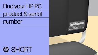 Find your HP computer product amp serial number  HP Support [upl. by Joanne]