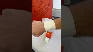 Wrist taping by Spophy Athletic Tape quick amp effective [upl. by Diao133]