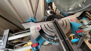 Recalibrating the Erbauer EMIS254S compound mitre saw 👍🏻🇬🇧 [upl. by Mori652]